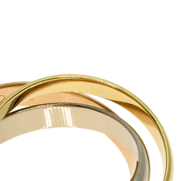 CARTIER Authentic 18k Gold Trinity Ring #57